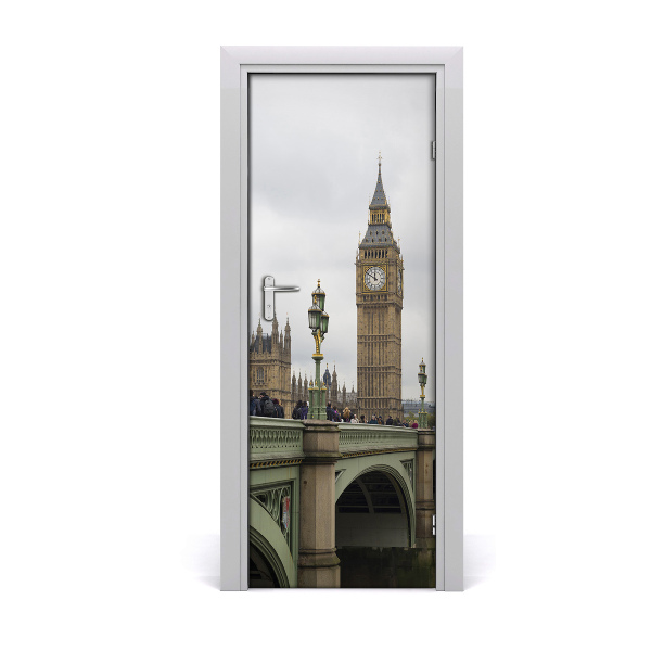 Selbstklebendes wandbild an der wand Big ben, london