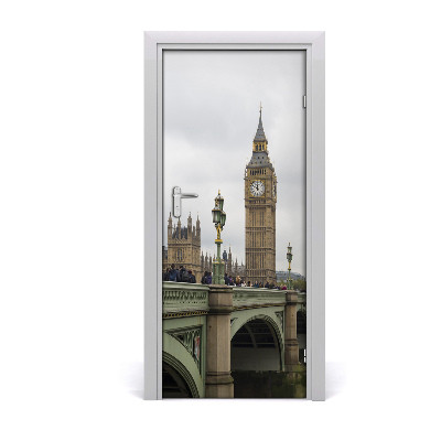 Selbstklebendes wandbild an der wand Big ben, london