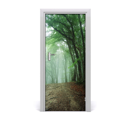 Selbstklebendes wandbild an der wand Nebel im wald