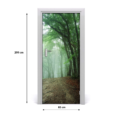 Selbstklebendes wandbild an der wand Nebel im wald