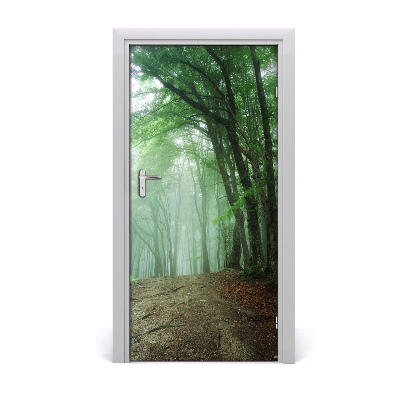 Selbstklebendes wandbild an der wand Nebel im wald