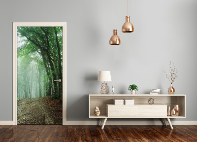 Selbstklebendes wandbild an der wand Nebel im wald