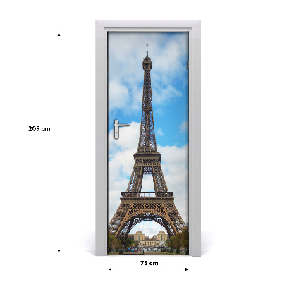 Selbstklebendes wandbild an der wand Eiffelturm
