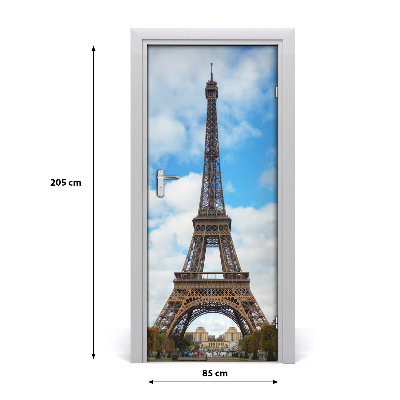 Selbstklebendes wandbild an der wand Eiffelturm