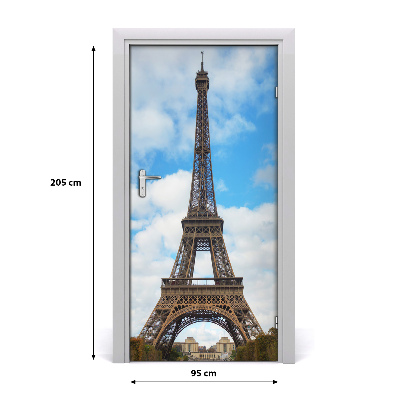 Selbstklebendes wandbild an der wand Eiffelturm