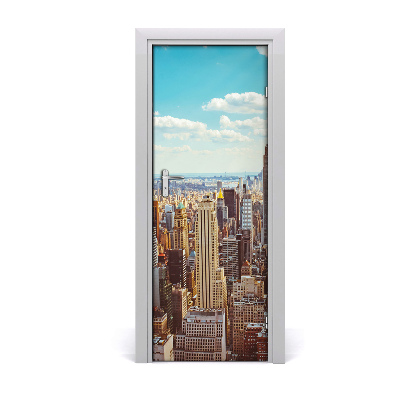 Selbstklebendes wandbild an der wand Flug vogel in new york