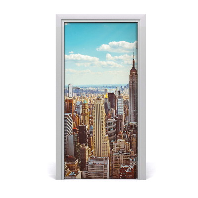 Selbstklebendes wandbild an der wand Flug vogel in new york