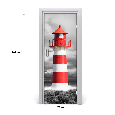 Selbstklebendes wandbild an der wand Leuchtturm