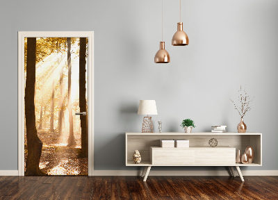 Selbstklebendes wandbild an der wand Wald im herbst