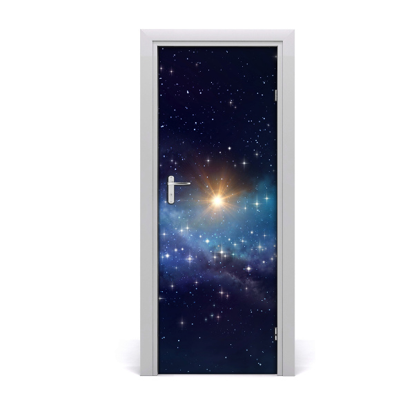 Selbstklebendes wandbild an der wand Sternenklarer himmel