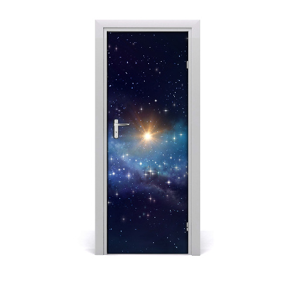 Selbstklebendes wandbild an der wand Sternenklarer himmel