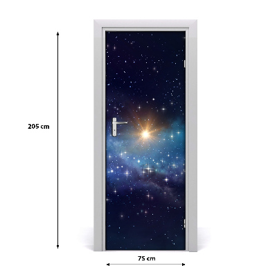 Selbstklebendes wandbild an der wand Sternenklarer himmel