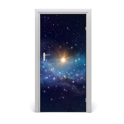 Selbstklebendes wandbild an der wand Sternenklarer himmel
