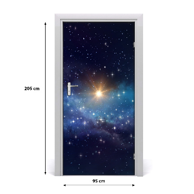 Selbstklebendes wandbild an der wand Sternenklarer himmel