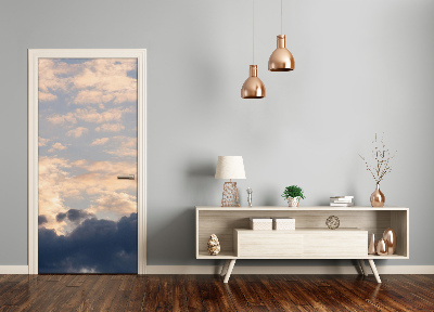 Selbstklebendes wandbild an der wand Wolken im himmel