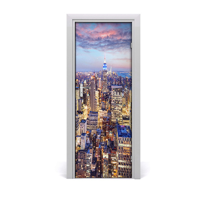 Selbstklebendes wandbild an der wand New york