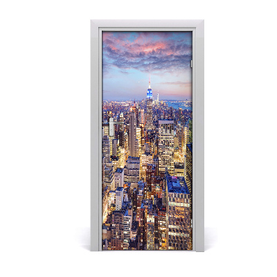 Selbstklebendes wandbild an der wand New york
