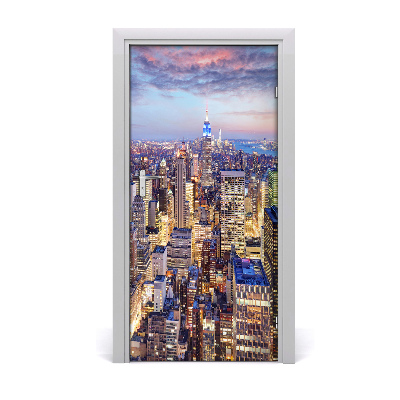 Selbstklebendes wandbild an der wand New york