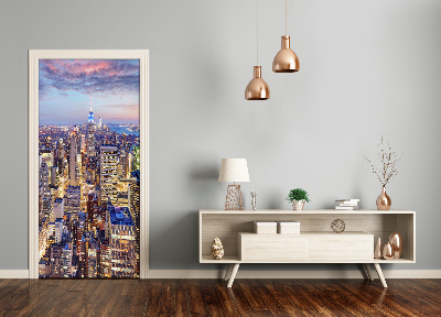 Selbstklebendes wandbild an der wand New york