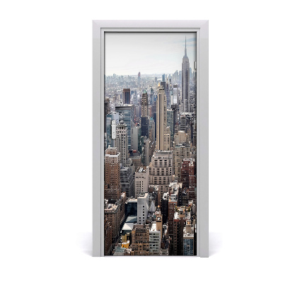 Selbstklebendes wandbild an der wand New york