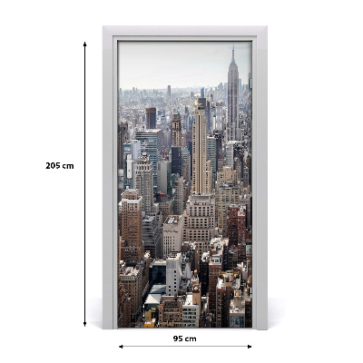 Selbstklebendes wandbild an der wand New york
