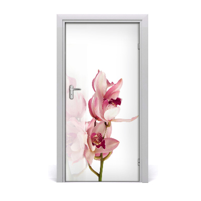 Selbstklebender aufkleber an der tür Rosa orchidee