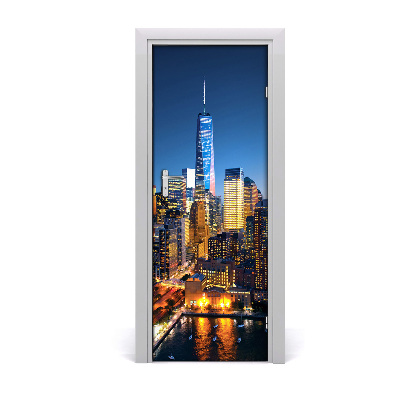 Selbstklebendes wandbild an der wand New york city