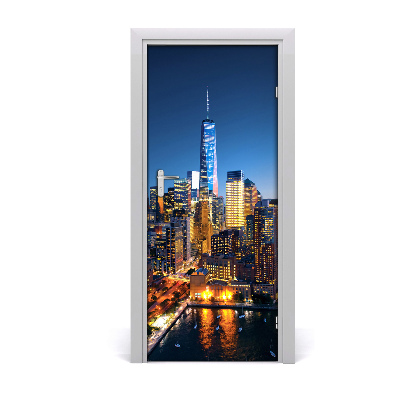 Selbstklebendes wandbild an der wand New york city