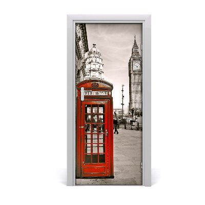 Selbstklebendes wandbild an der wand Vintage big ben