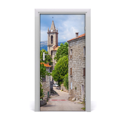 Selbstklebendes wandbild an der wand Die stadtstraße