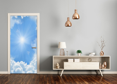 Selbstklebendes wandbild an der wand Wolken im himmel