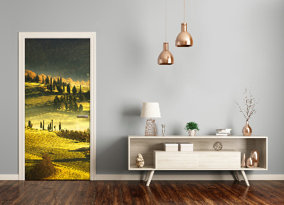 Selbstklebendes wandbild an der wand Ländliche landschaft