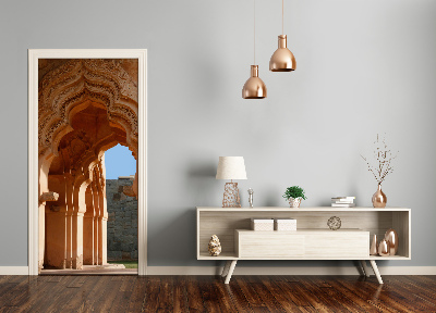 Selbstklebendes wandbild an der wand Lotus mahal, hampi