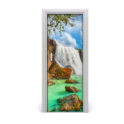 Selbstklebendes wandbild an der wand Landschaft wasserfall