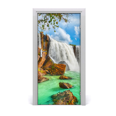 Selbstklebendes wandbild an der wand Landschaft wasserfall