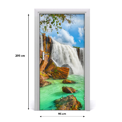 Selbstklebendes wandbild an der wand Landschaft wasserfall