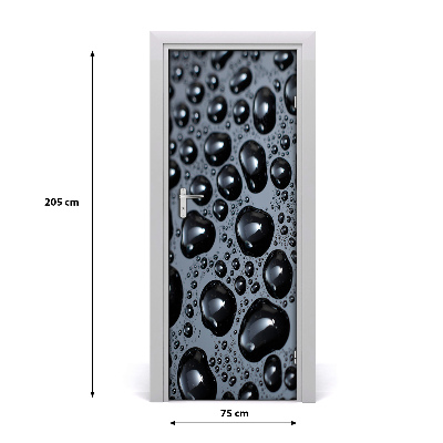 Selbstklebendes wandbild an der wand Wassertropfen