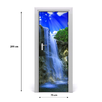 Selbstklebendes wandbild an der wand Landschaft wasserfall