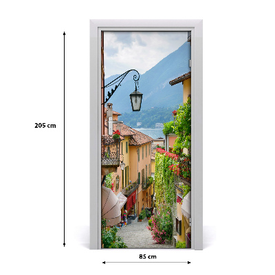 Selbstklebendes wandbild an der wand Italienische straßen