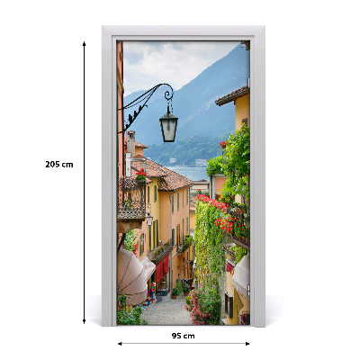 Selbstklebendes wandbild an der wand Italienische straßen