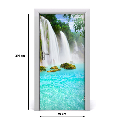 Selbstklebendes wandbild an der wand Landschaft wasserfall