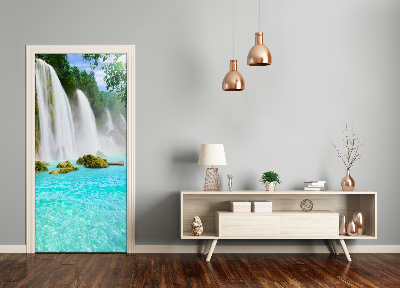 Selbstklebendes wandbild an der wand Landschaft wasserfall