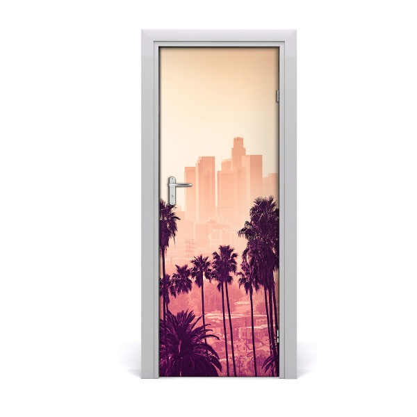 Selbstklebendes wandbild an der wand Los angeles stadt