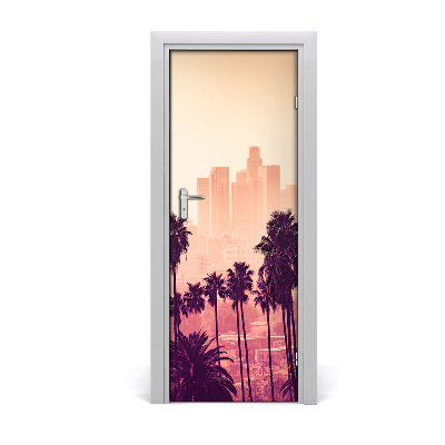 Selbstklebendes wandbild an der wand Los angeles stadt