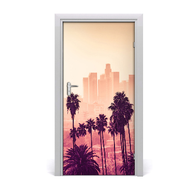 Selbstklebendes wandbild an der wand Los angeles stadt