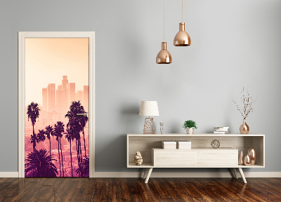 Selbstklebendes wandbild an der wand Los angeles stadt