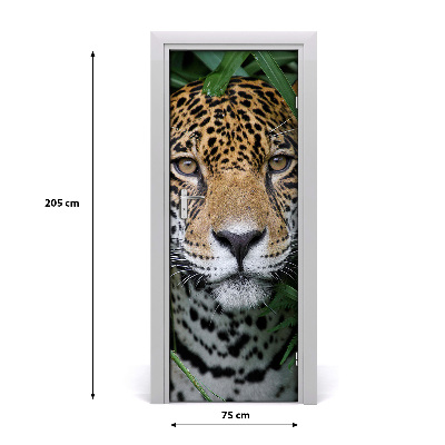 Selbstklebendes wandbild an der wand Jaguar im amazonas