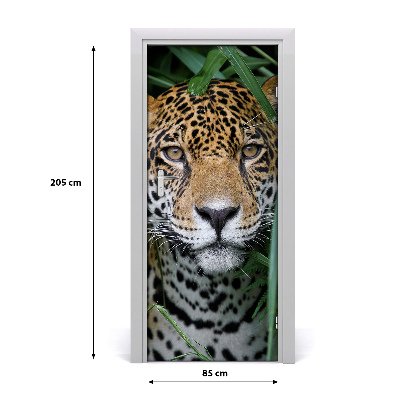 Selbstklebendes wandbild an der wand Jaguar im amazonas