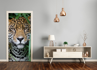 Selbstklebendes wandbild an der wand Jaguar im amazonas