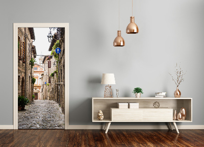 Selbstklebendes wandbild an der wand Italienische straßen